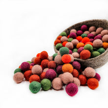 Autumn Felt Balls