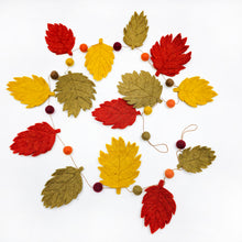 Autumn Leaf and Ball Garland