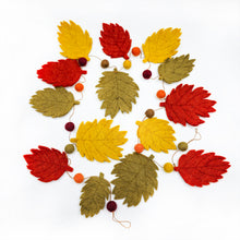 Autumn Leaf and Ball Garland