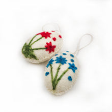 Easter Mono Floweral Egg Set