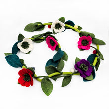 Double Stem  Garland with Leaves and Buds