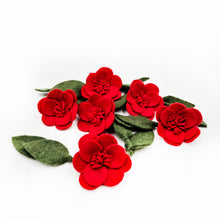 Rose Flower Garland with Leaves