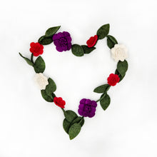 Rose Flower Garland with Leaves