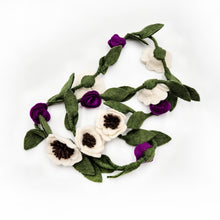Rose Flower Garland with Leaves