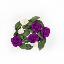 Rose Flower Garland with Leaves