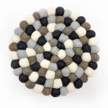 Earthy Tones Round Ball Trivet